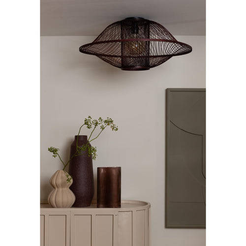 GOOD&MOJO plafonniere MAUI - rood - Ø70cm - vtwonen shop