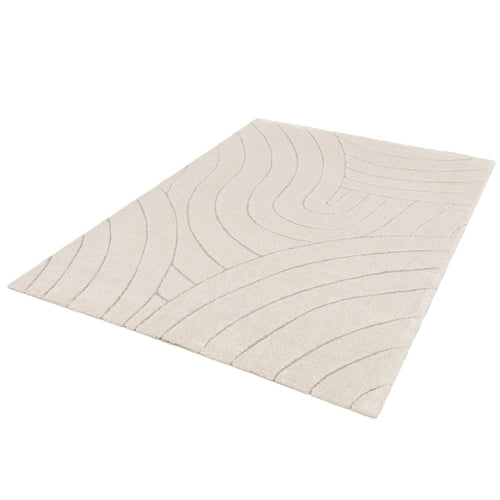 AFK Living vloerkleed  Halo - reliëfeffect - beige - 160 x 230 cm