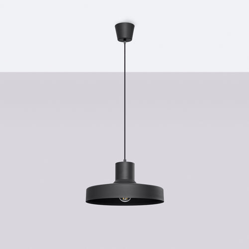 Sollux Lighting Hanglamp BILO zwart - 35x35x120cm