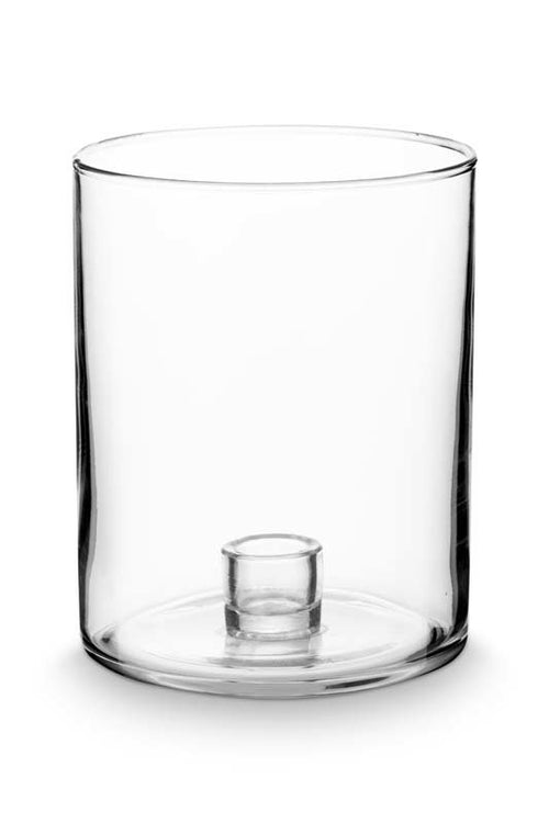 vtwonen Kaarsenhouders - Glas - Transparant - 12x15,5cm