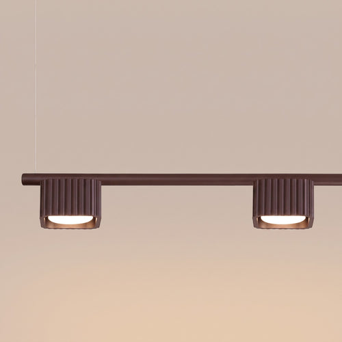 Sollux Lighting Kroonluchter RIFF 4 bruin Gx53 - 122x10x208cm