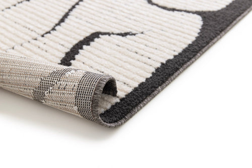 AFK Living vloerkleed Mirage - reliëfeffect - zwart - 160 x 230 cm - vtwonen shop