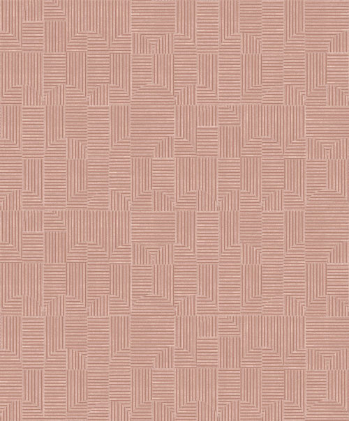 Masureel behang geometrische vormen roze - 53 cm x 10.05 m - 631022 - vtwonen shop