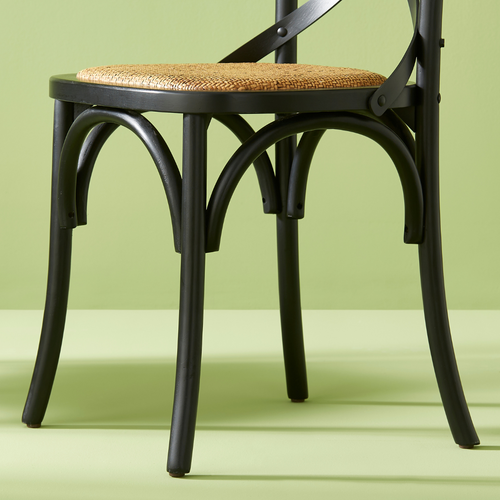 Signature - BISTROT Set van 2 Eetkamerstoelen - Naturel - 61x89x51 cm