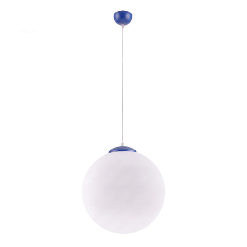 Sollux Lighting Hanglamp UGO 40 ultramarijn - 40x40x130cm