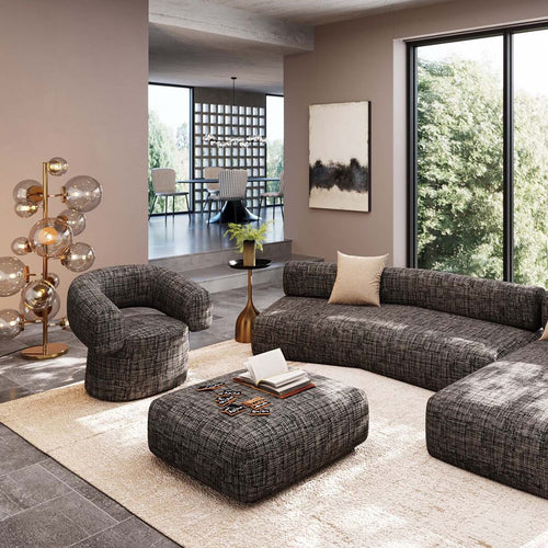 Kare Design Kruk Bow zwart en wit