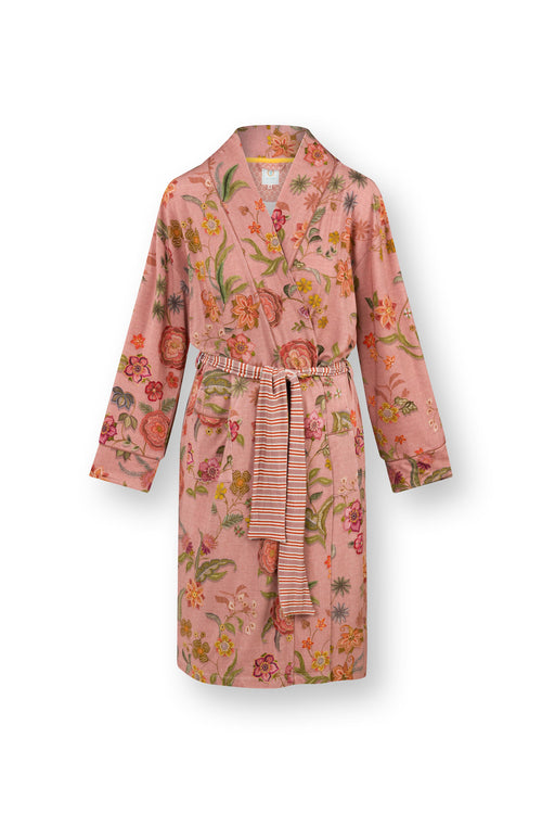 Pip Studio - Nisha Kimono Dames - Coco Flower - Koraal - XL - vtwonen shop
