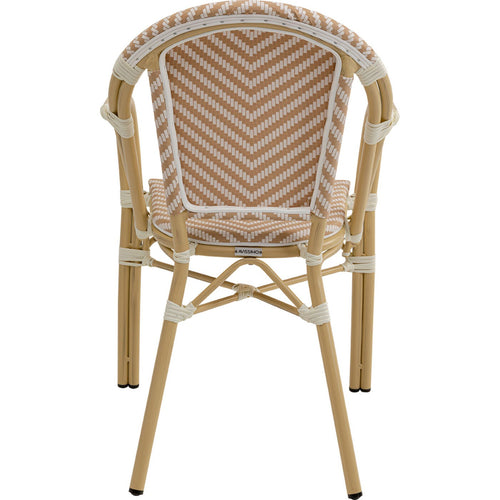 Kare Design Tuinstoel met armleuningen Montmartre beige