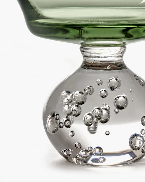 Serax glas op voet M groen Eternal snow - vtwonen shop