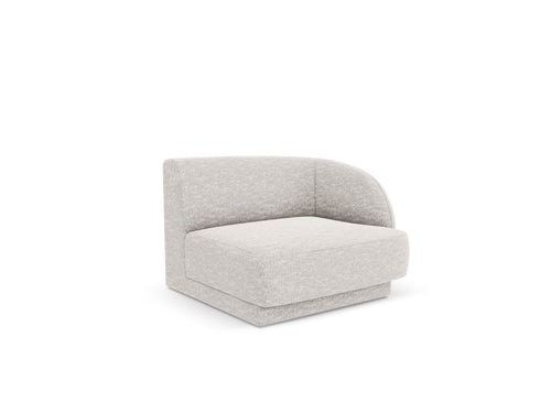 Micadoni rechter module Miley chenille lichtgrijs - 90x90x70cm