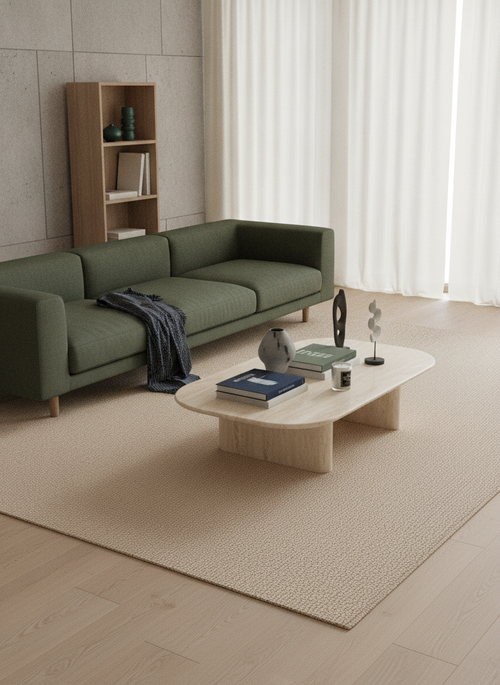AFK Living vloerkleed Soufflot - zeer zacht - beige - 80x150 cm