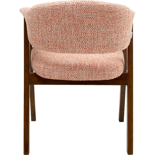 Kare Design Stoel met armleuningen Jonte roze