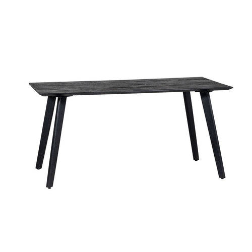 Giga Meubel Eettafel Oslo - Zwart Mangohout - 160x90x76cm
