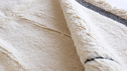 AFK Living vloerkleed Berber - handgemaakt - Wol - 210 x 276 cm
