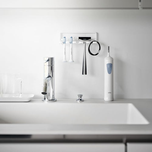 Yamazaki Zelfklevende Tandenborstelhouder - Tower - Wit - vtwonen shop