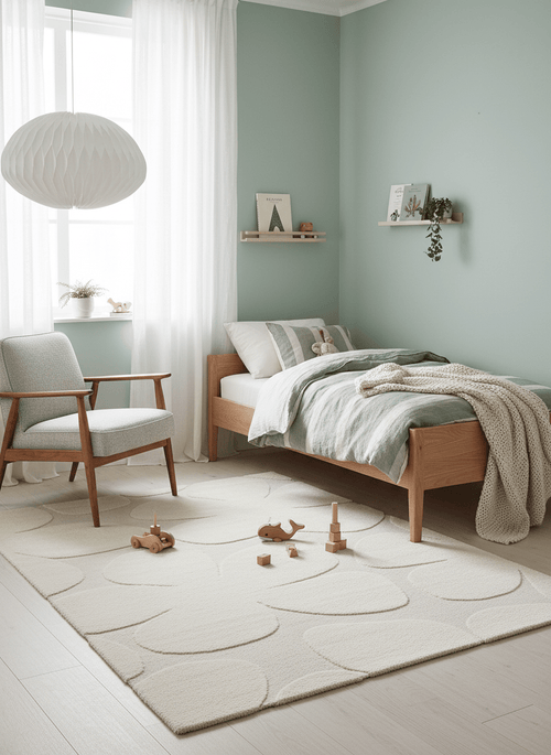 AFK Living vloerkleed Blossom - reliëfeffect - wit - 200x290 cm
