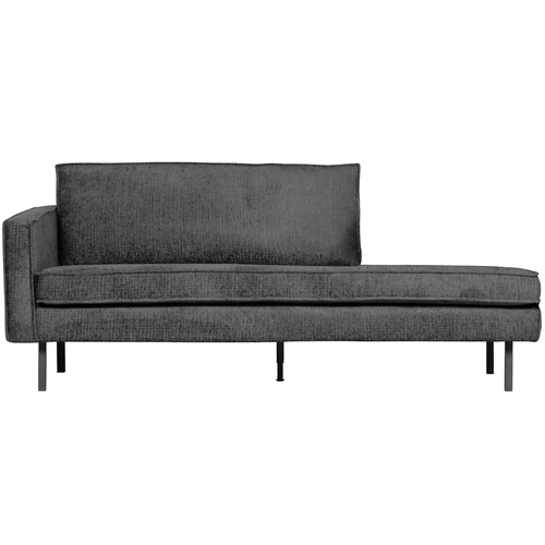 BePureHome daybed links Rodeo - Structure Velvet - Mountain -85x203x86 - vtwonen shop