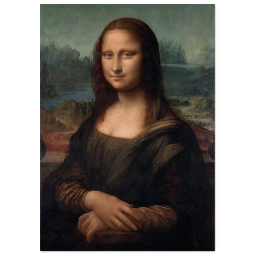 Artfulprints  Leonardo Da Vinci - Mona Lisa   poster A4 21x29.7 cm - vtwonen shop