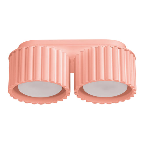 Sollux Lighting Plafondlamp AURA 2 perzik Gx53 - 21x10x12cm