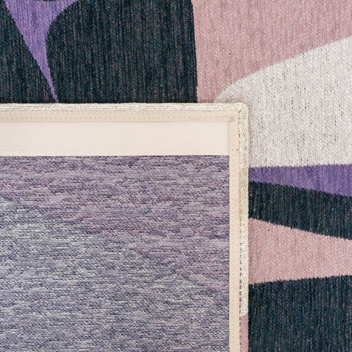 Ecorugs vloerkleed Eclipse - paars - 100x140cm
