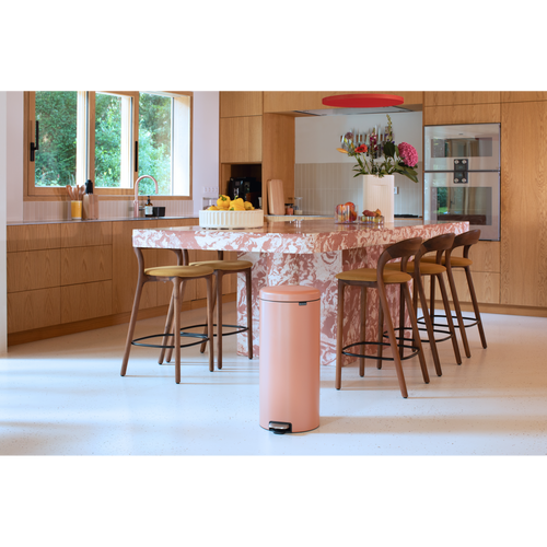 Brabantia NewIcon Pedaalemmer, 30 liter, kunststof binnenemmer - Warm Copper