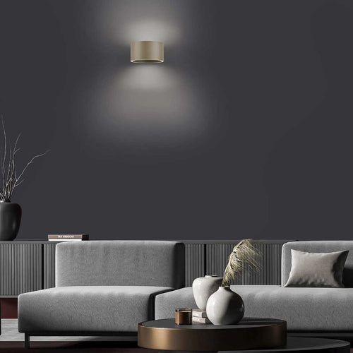 Neuhaus PURE wandlamp Clipse - 2 lichts - 19.7  x 8   cm - champagne