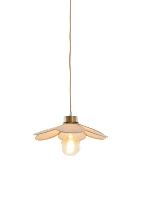 Light & Living hanglamp FYANO - Ø30.5x9cm - bruin