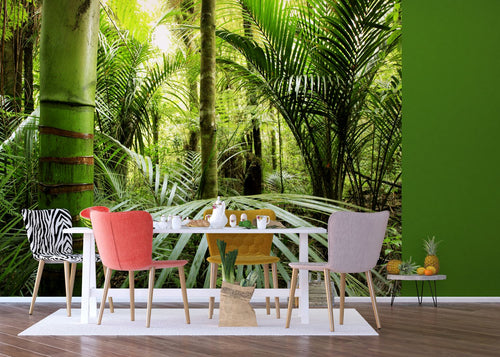 Sanders & Sanders fotobehang jungle-motief groen - 360 x 270 cm - 600477