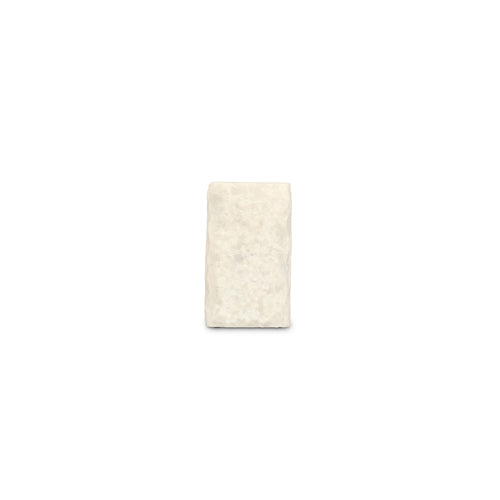 S|P Collection - Kandelaar 8x8xH13,5cm marmer wit Opus