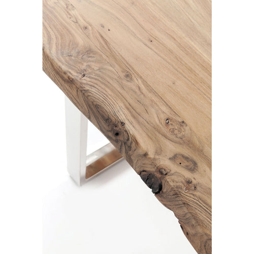 Kare Design Eettafel Harmony 180x90cm acacia chroom