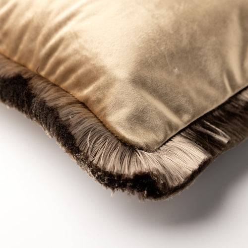 Hoii sierkussen Jeanette - 45x45 cm - Effen kleur - Bruin - vtwonen shop