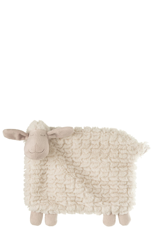 J-Line knuffel Doudou Schaap - textiel - wit/beige - vtwonen shop
