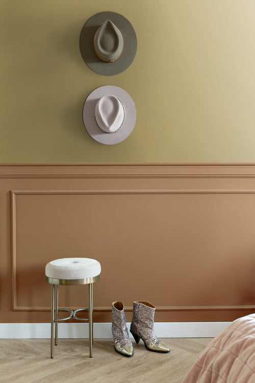 ESTAhome behang effen glanzend goud - 53 cm x 10.05 m - 139110