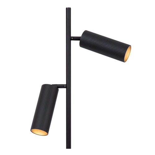 Lucide vloerlamp CLUBS - 2xGU10 (MR16) - Zwart