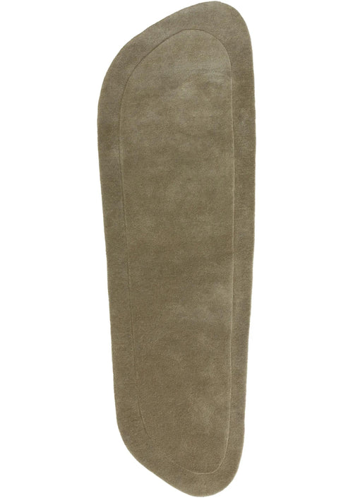 benuta wollen loper Shape - groen - 80x250 cm