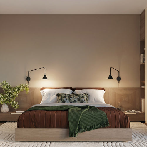 Sollux Lighting Wandlamp NOX 1 zwart met schakelaar - 14x61x30cm