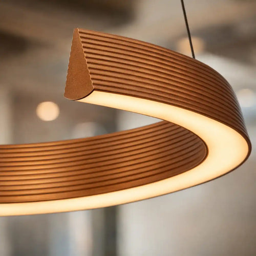 Freelight hanglamp Cavallo - 1 lichts - 50  x 180   cm - brons goud
