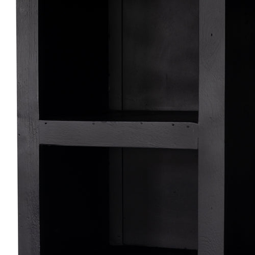 Giga Meubel Wandkast Xander Klein - Zwart Mangohout - 80x45x220cm - vtwonen shop