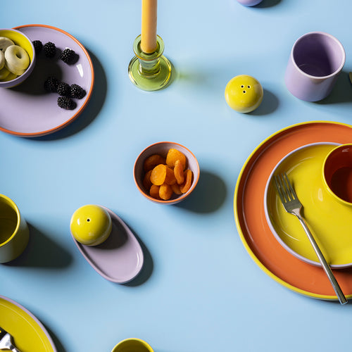 Ona - Peper en zoutstrooier 3-delig groen/paars Duo - vtwonen shop