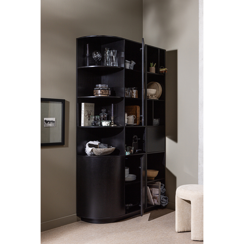 WOOOD kruk Charlie - Chenille - Naturel - 47x45x45 - vtwonen shop