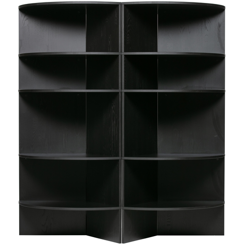 WOOOD tower wall Trian - Essen - Zwart - 168x100x76 - vtwonen shop