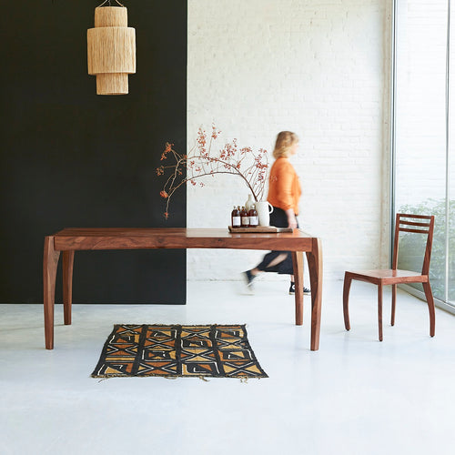Tikamoon Luna - Tafel van massief palissander voor 6/8 personen. - Bruin
