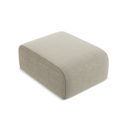 LaMiaSofa Poef Cervo - bouclé - taupe - 72x94x42