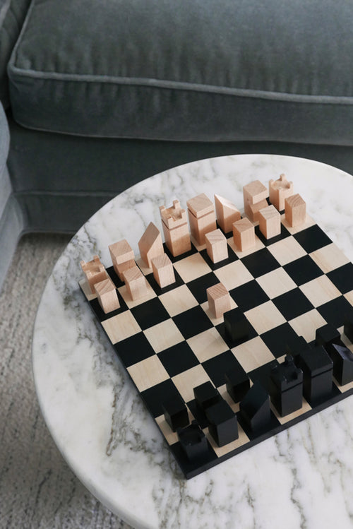 Printworks Spel - Chess Wood - The Functionalist