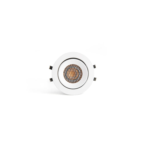 Faro Kivi Kivi Witte Richtbare Inbouwlamp 5W 2700K 36° IP44