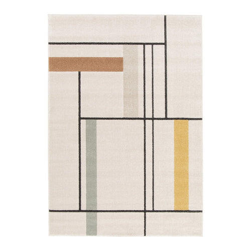 AFK Living vloerkleed Piet - zeer zacht - veelkleurig - 200 x 290 cm