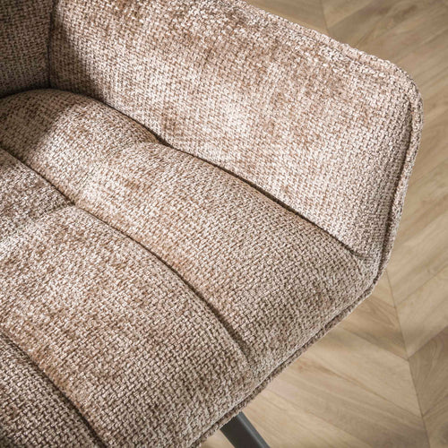 Giga Meubel Eetkamerstoel Raster - Champagne - Draaibaar - Set van 2 - Set van 2 - vtwonen shop