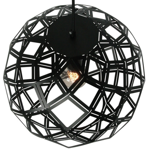 Freelight hanglamp Emma - 1 lichts - 30  x 165   cm - zwart - vtwonen shop