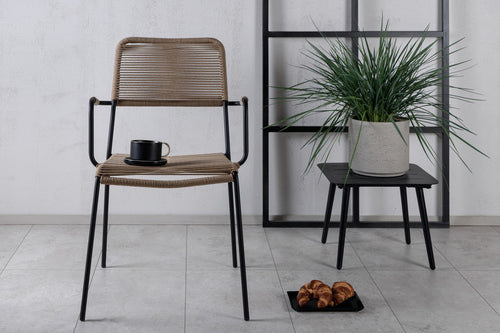 Rebellenclub Tuinstoel Rama - Set van 2 - Bruin - vtwonen shop