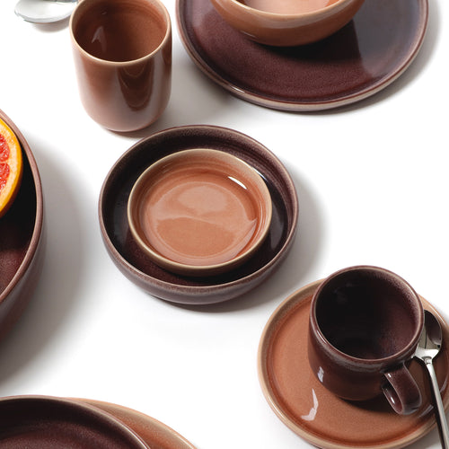 Ona - Kom 15xH3,5cm raspberry Duna - Set van 4